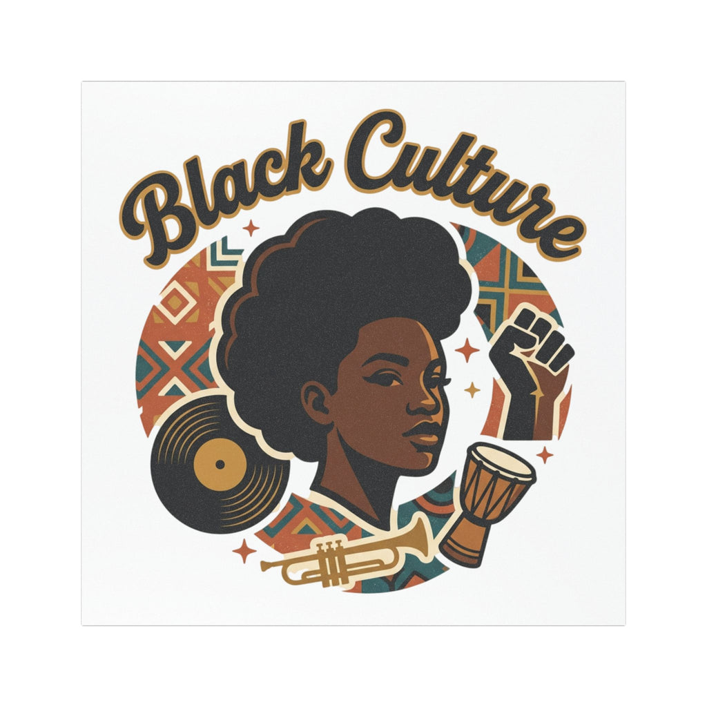 Car Magnet — "Black Culture" Afrocentric Design Vinyl Magnet