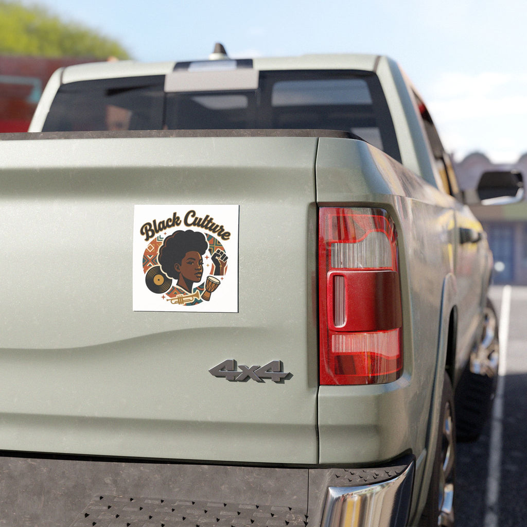 Car Magnet — "Black Culture" Afrocentric Design Vinyl Magnet